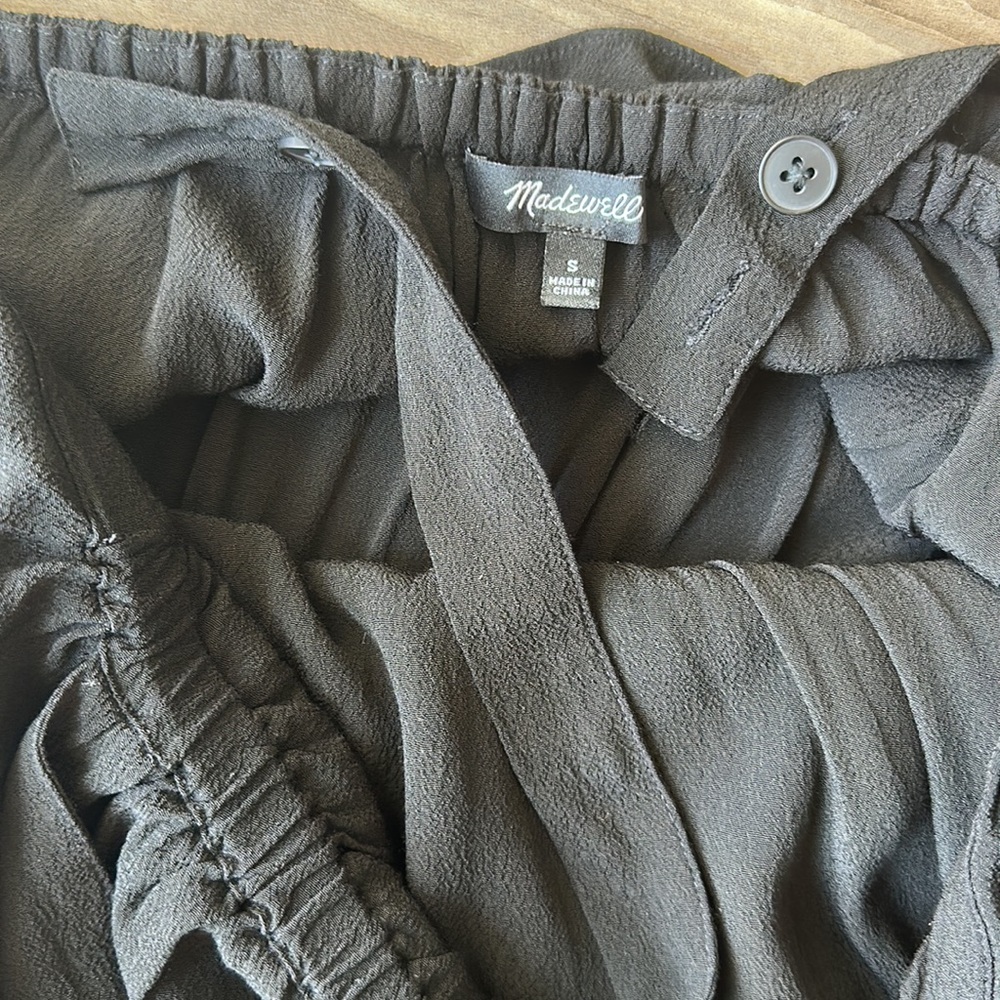 Madewell Apron Ruffle Jumpsuit - Picture 4 of 7